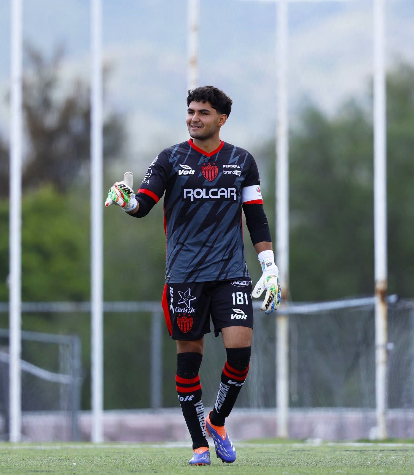 Javier Orantes Bernal, portero chiapaneco de Necaxa